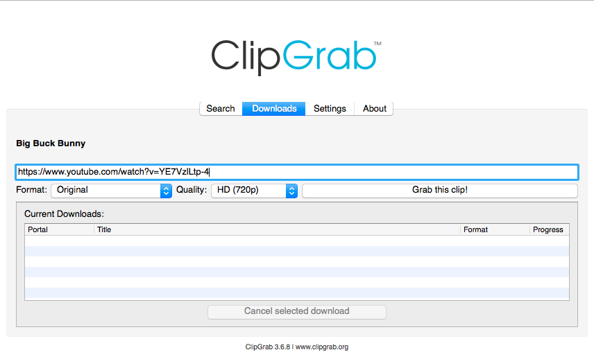 ClipGrab將YouTube轉MP32