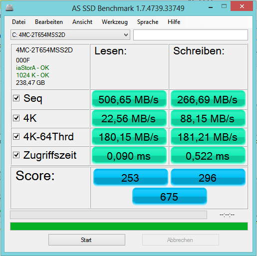 AS SSD Benchmark軟體