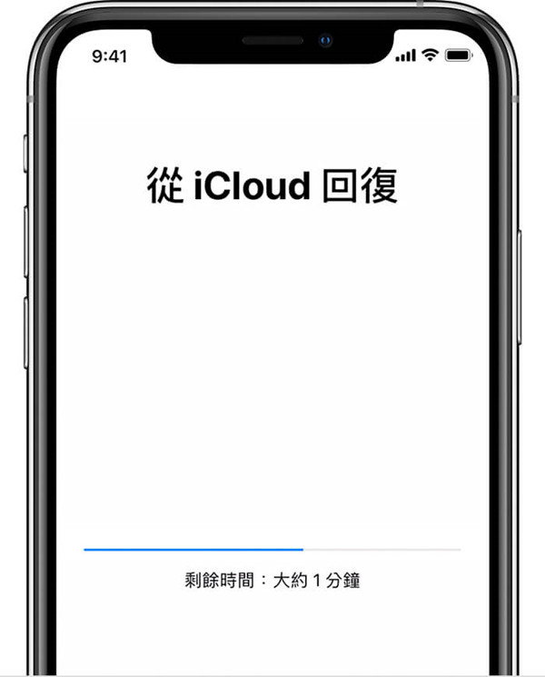 從iCloud回復