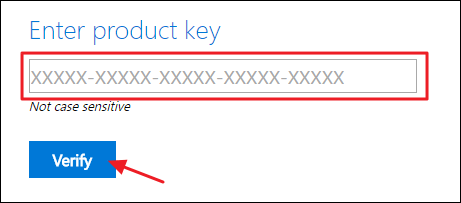 輸入有效的Windows 7產品密鑰
