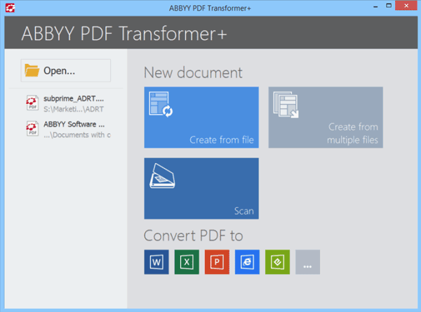 ABBYY PDF Transformer 軟體