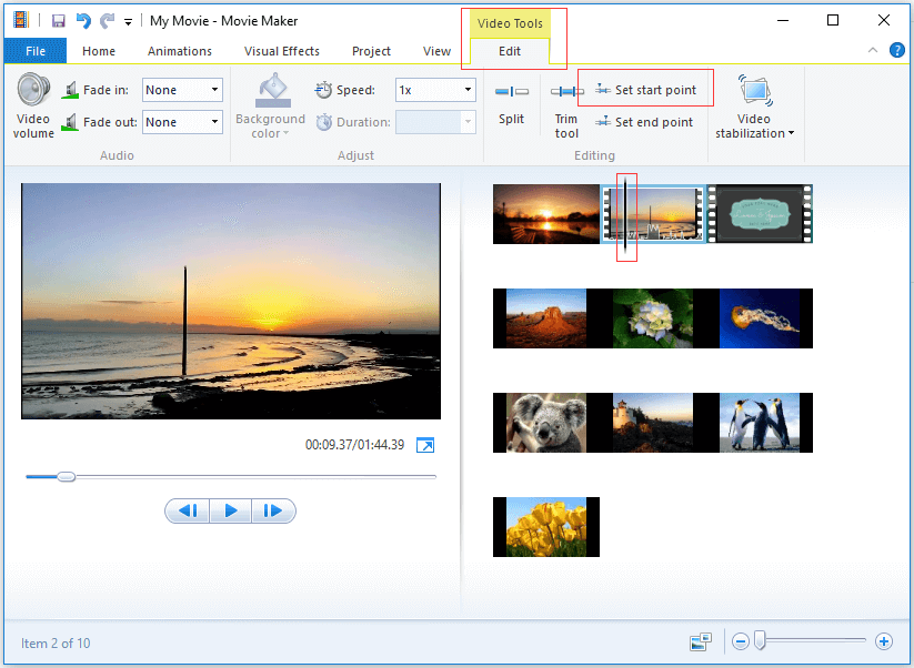 Программа для создания видео из фото и видео windows movie maker