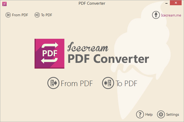 Icecream PDF Converter是一款免費的PDF轉換軟體