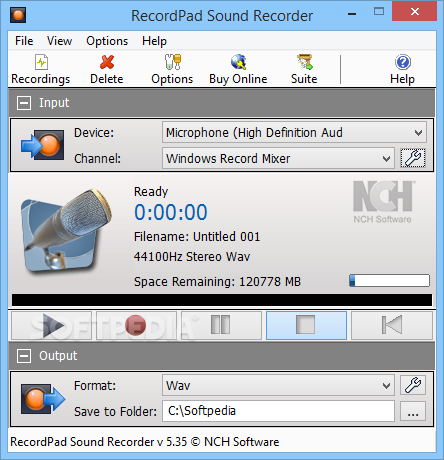 RecordPad是一款操作簡單的錄音軟體