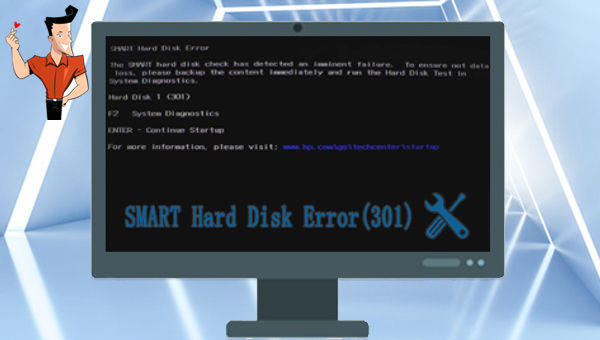 smart hard disk error 301錯誤