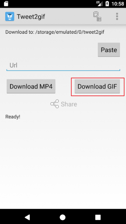 選擇[Download GIF](下載GIF)按鈕即可下載保存GIF