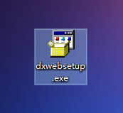 輕按兩下dxwebsetup.exe檔案