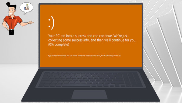 Windows 10 橙色屏幕