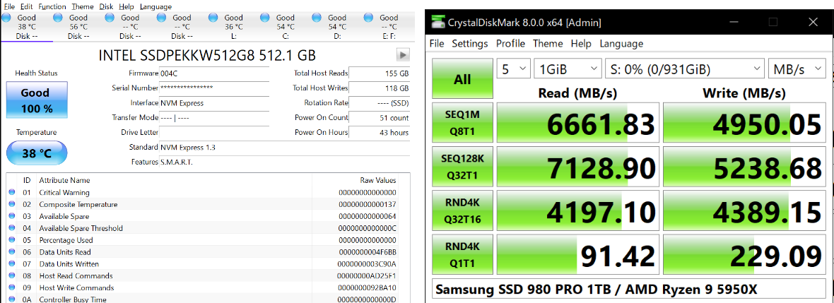 使用 CrystalDiskMark將作業系統轉移到 SSD